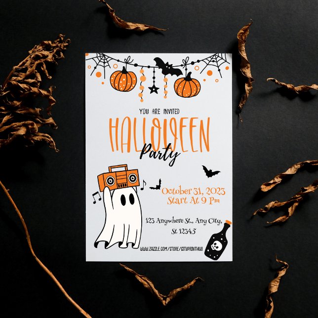 Invitaciones de Halloween hechas por personalizado (Subido por el creador)