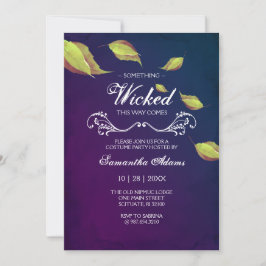 Invitaciones de Halloween para adultos disfraz Fie