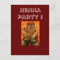 Invitaciones de Henna Party