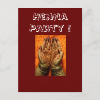 Invitaciones de Henna Party