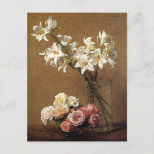 Invitaciones de Henri Fantin-Latour Rosas y Lilies