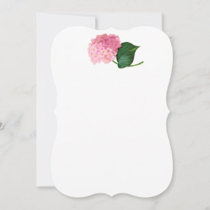 Invitaciones de Hydrangea de Redoute rosa