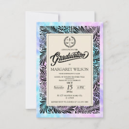 invitaciones de inicio abogado Graduación