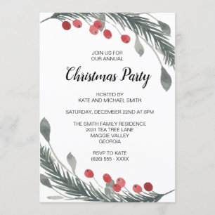Invitaciones de invierno a Fiestas de Navidades ru