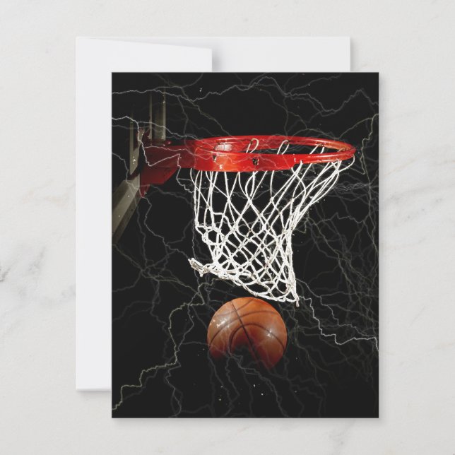 Invitaciones de Invitaciones al Baloncesto (Anverso)