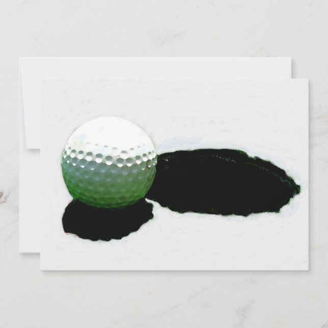 Invitaciones de invitaciones de golf (Anverso)