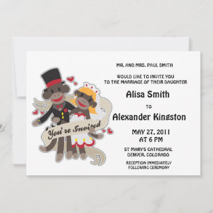Invitaciones de invitaciones de matrimonio SOCK MO