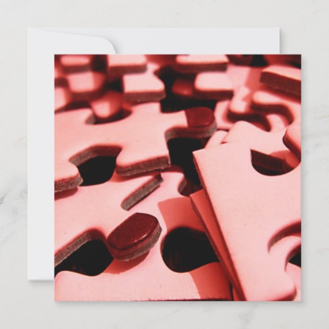 Invitaciones de Jigsaw (Anverso)