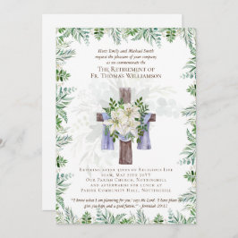 Invitaciones de jubilación para sacerdote pastor d