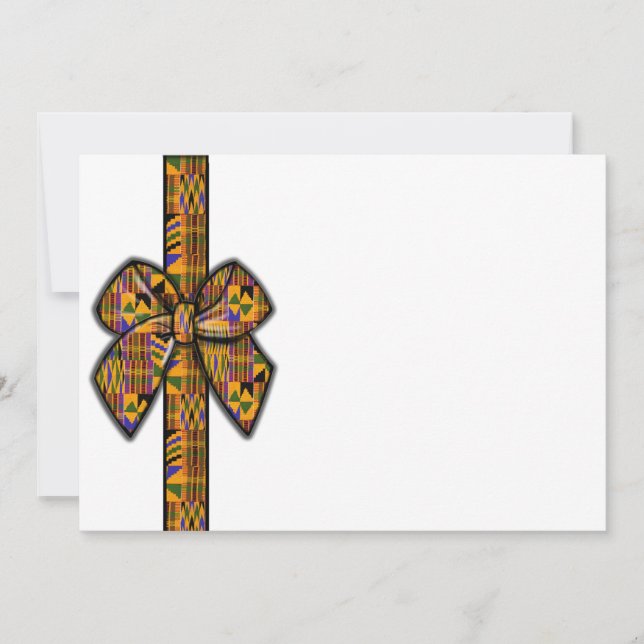 Invitaciones de Kente (Anverso)