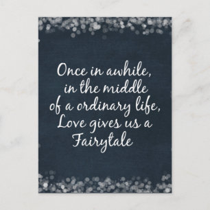 Invitaciones de la boda con cita del amor