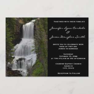 Invitaciones de la boda de la naturaleza de la