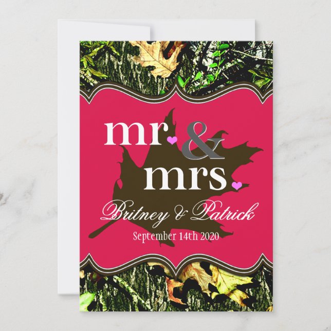 Invitaciones de la boda de las rosas fuertes de (Anverso)