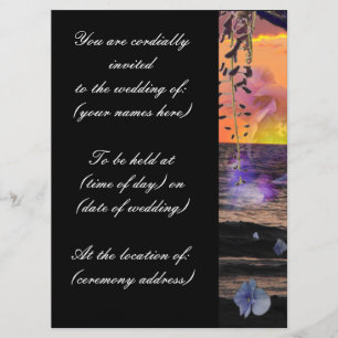 Invitaciones de la boda de playa
