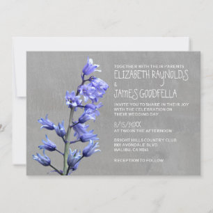 Invitaciones de la boda del jacinto
