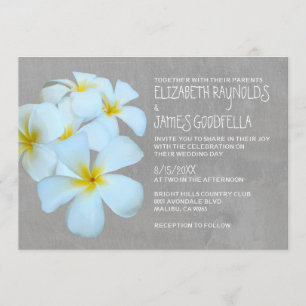 Invitaciones de la boda del Plumeria