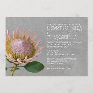 Invitaciones de la boda del Protea