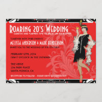 Invitaciones de la boda del traje de la aleta de