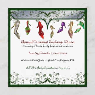 Invitaciones de la cena del intercambio del
