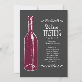 Invitaciones de la degustación de vinos