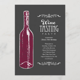Invitaciones de la degustación de vinos