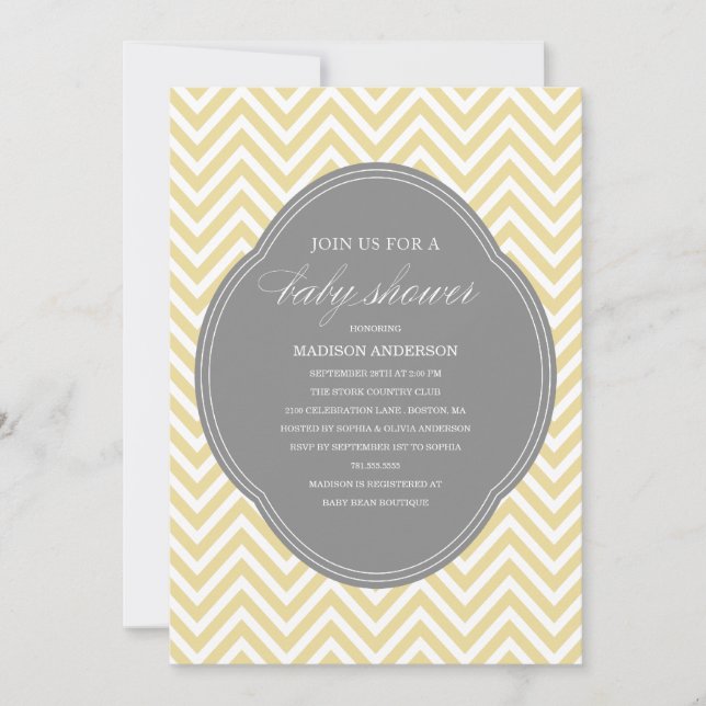INVITACIONES DE LA DUCHA EL %PIPE% BABY SHOWER DE (Anverso)