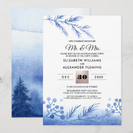 Invitaciones de la fiesta de compromiso con los bo