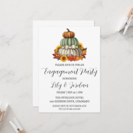 invitaciones de la fiesta de compromiso de caída d