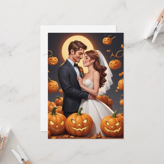 invitaciones de la fiesta de compromiso de caída d (Anverso/Reverso In Situ)