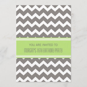 Invitaciones de la fiesta de cumpleaños de Chevron