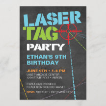 Invitaciones de la fiesta de cumpleaños de la