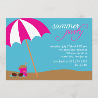 Invitaciones de la fiesta de cumpleaños de la