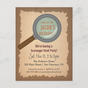 Invitaciones de la fiesta de cumpleaños de la