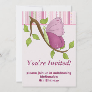 Invitaciones de la fiesta de cumpleaños de la