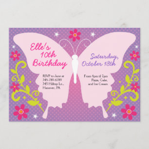 Invitaciones de la fiesta de cumpleaños de la