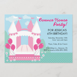 Invitaciones de la fiesta de cumpleaños de la casa