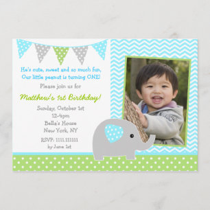 Invitaciones de la fiesta de cumpleaños de la foto