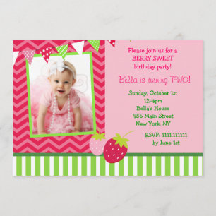 Invitaciones de la fiesta de cumpleaños de la foto