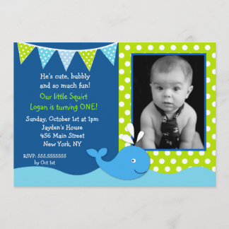 Invitaciones de la fiesta de cumpleaños de la foto
