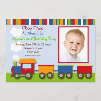 Invitaciones de la fiesta de cumpleaños de la foto