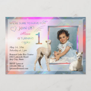Invitaciones de la fiesta de cumpleaños de la niña