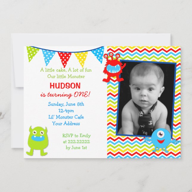 Invitaciones de la fiesta de cumpleaños del (Anverso)
