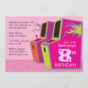 Invitaciones de la fiesta de cumpleaños del