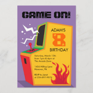 Invitaciones de la fiesta de cumpleaños del