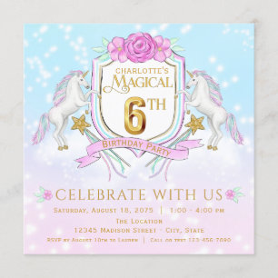 Invitaciones de la fiesta de cumpleaños del