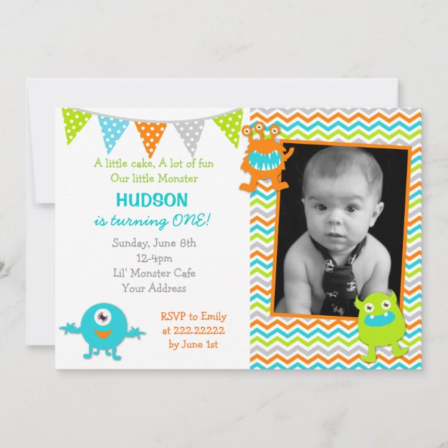 Invitaciones de la fiesta de cumpleaños del (Anverso)