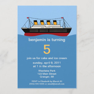 Invitaciones de la fiesta de cumpleaños del