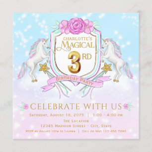 Invitaciones de la fiesta de cumpleaños del