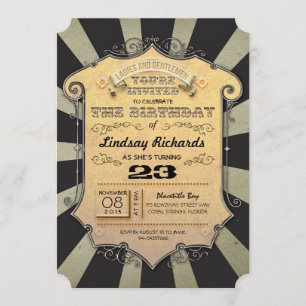 invitaciones de la fiesta de cumpleaños del