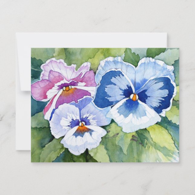 Invitaciones de la fiesta de jardín (Anverso)